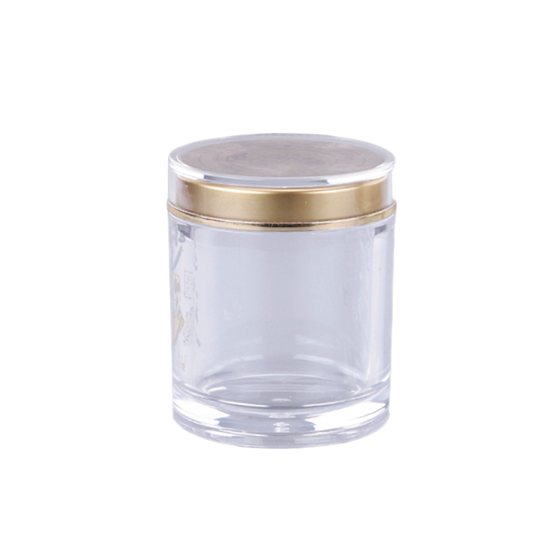 How do material choices impact the appearance, durability, and sustainability of plastic luxury healthcare bottles?