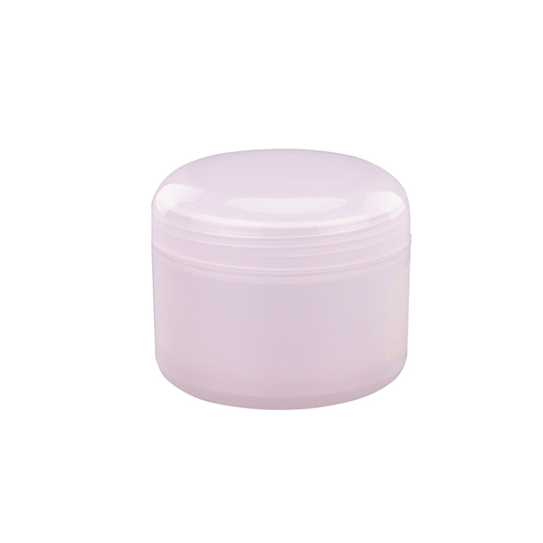 200ml clear pink plastic bottle cosmetic cream bottle/jar CO-004
