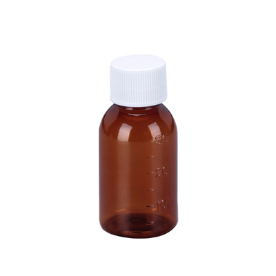 30ml pharmaceutical pet amber plastic bottles cough syrup bottle for liquid SY-003